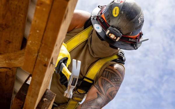 797th EVCC Supports Roofing Mission in Saipan