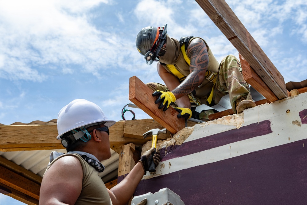 797th EVCC Supports Roofing Mission in Saipan