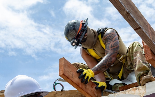 797th EVCC Supports Roofing Mission in Saipan