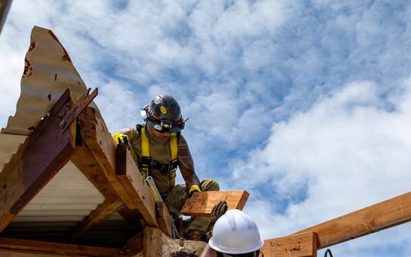 797th EVCC Supports Roofing Mission in Saipan