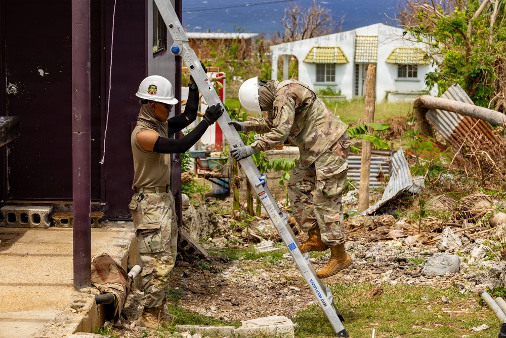 797th EVCC Supports Roofing Mission in Saipan