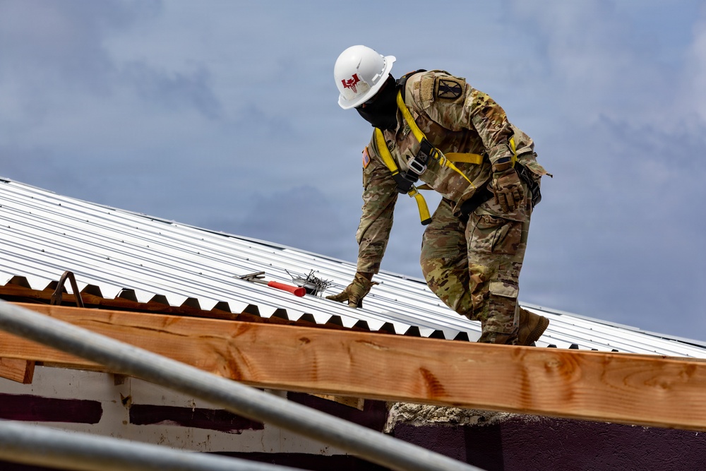 797th EVCC Supports Roofing Mission in Saipan