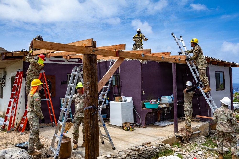 797th EVCC Supports Roofing Mission in Saipan
