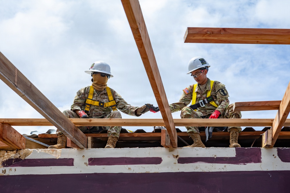 797th EVCC Supports Roofing Mission in Saipan