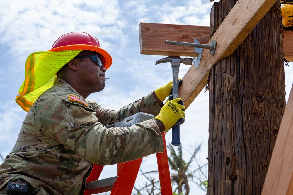 797th EVCC Supports Roofing Mission in Saipan