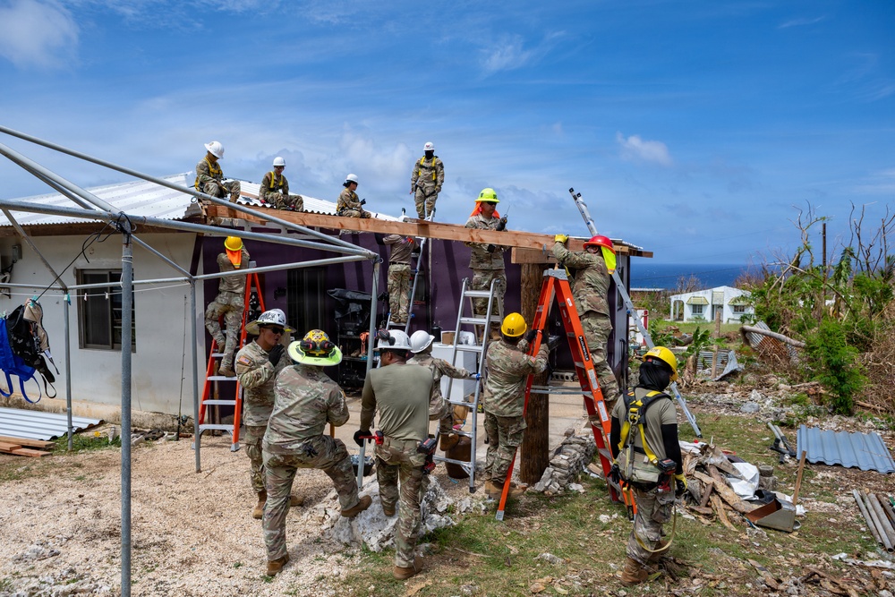 797th EVCC Supports Roofing Mission in Saipan
