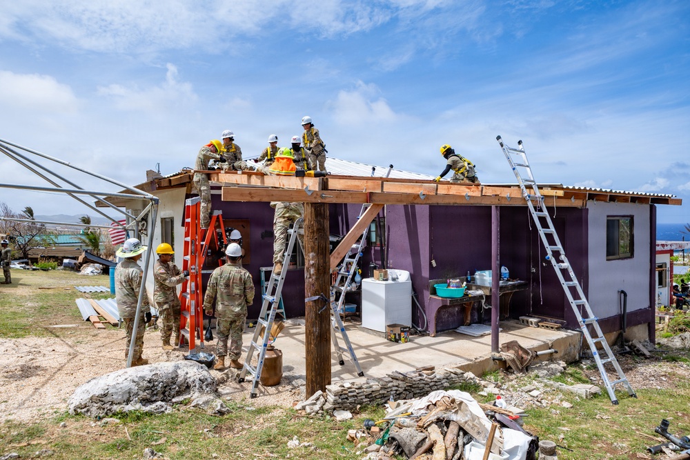 797th EVCC Supports Roofing Mission in Saipan