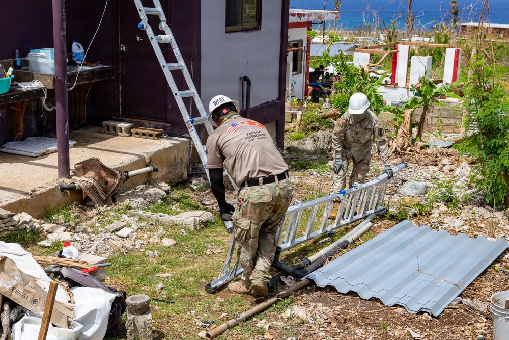 797th EVCC Supports Roofing Mission in Saipan