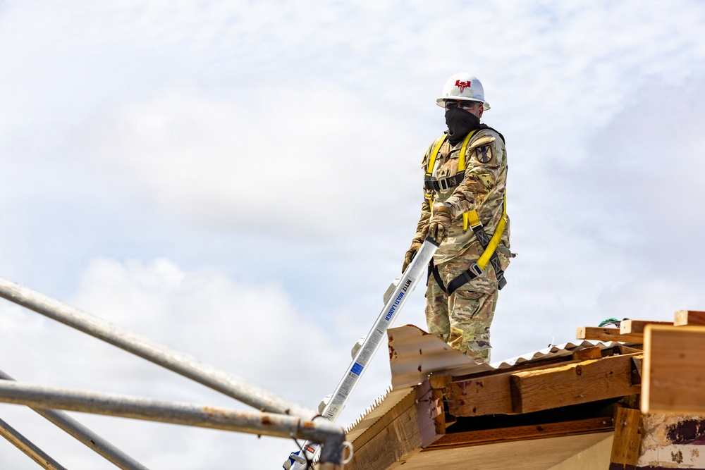 797th EVCC Supports Roofing Mission in Saipan