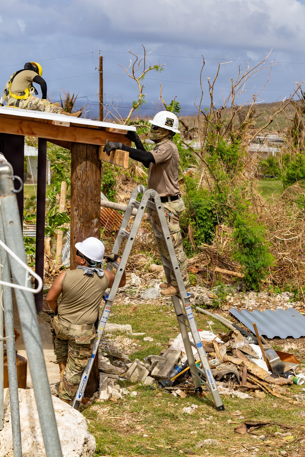 797th EVCC Supports Roofing Mission in Saipan