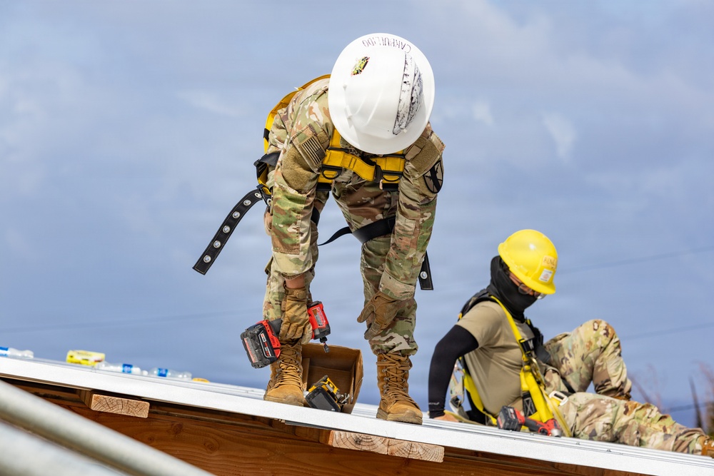 797th EVCC Supports Roofing Mission in Saipan