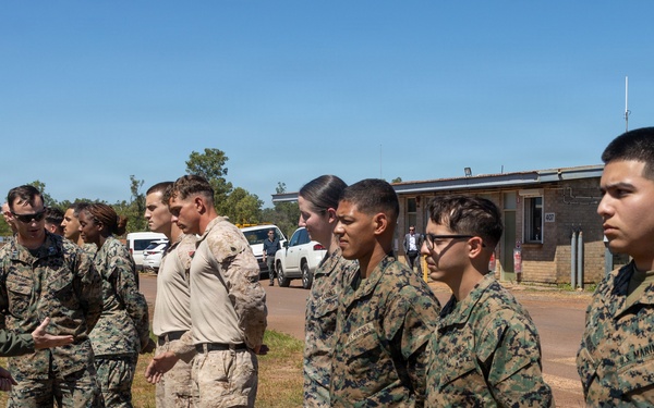 Commander of INDOPACOM visits MRF-D Marines