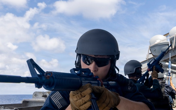USS Fitzgerald visit, board, search and seizure drill