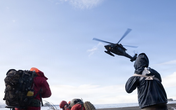 Army Guardsmen partner with Coast Guard and civilian rescue personnel during SAREX 2026