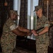 Sgt. Maj. Richburg relinquishes post during MWHS-1 relief and appointment
