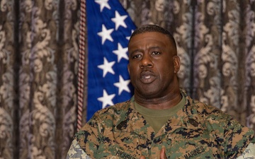 Sgt. Maj. Richburg relinquishes post during MWHS-1 relief and appointment