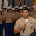 Sgt. Maj. Hernandez says goodbye to MWCS-18 during relief ceremony