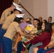 Sgt. Maj. Hernandez says goodbye to MWCS-18 during relief ceremony