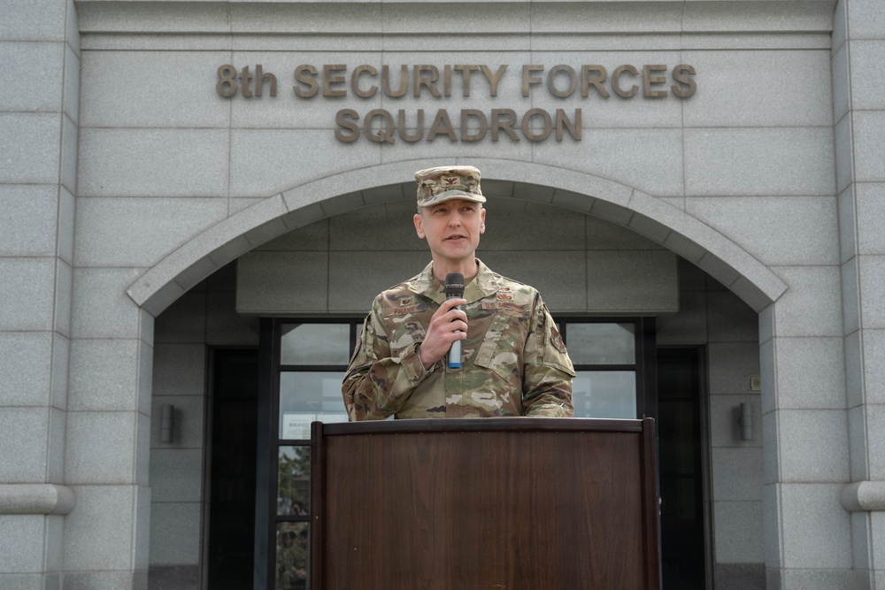 Defensor Fortis: Police Week opening ceremony with Wolf Pack SFS