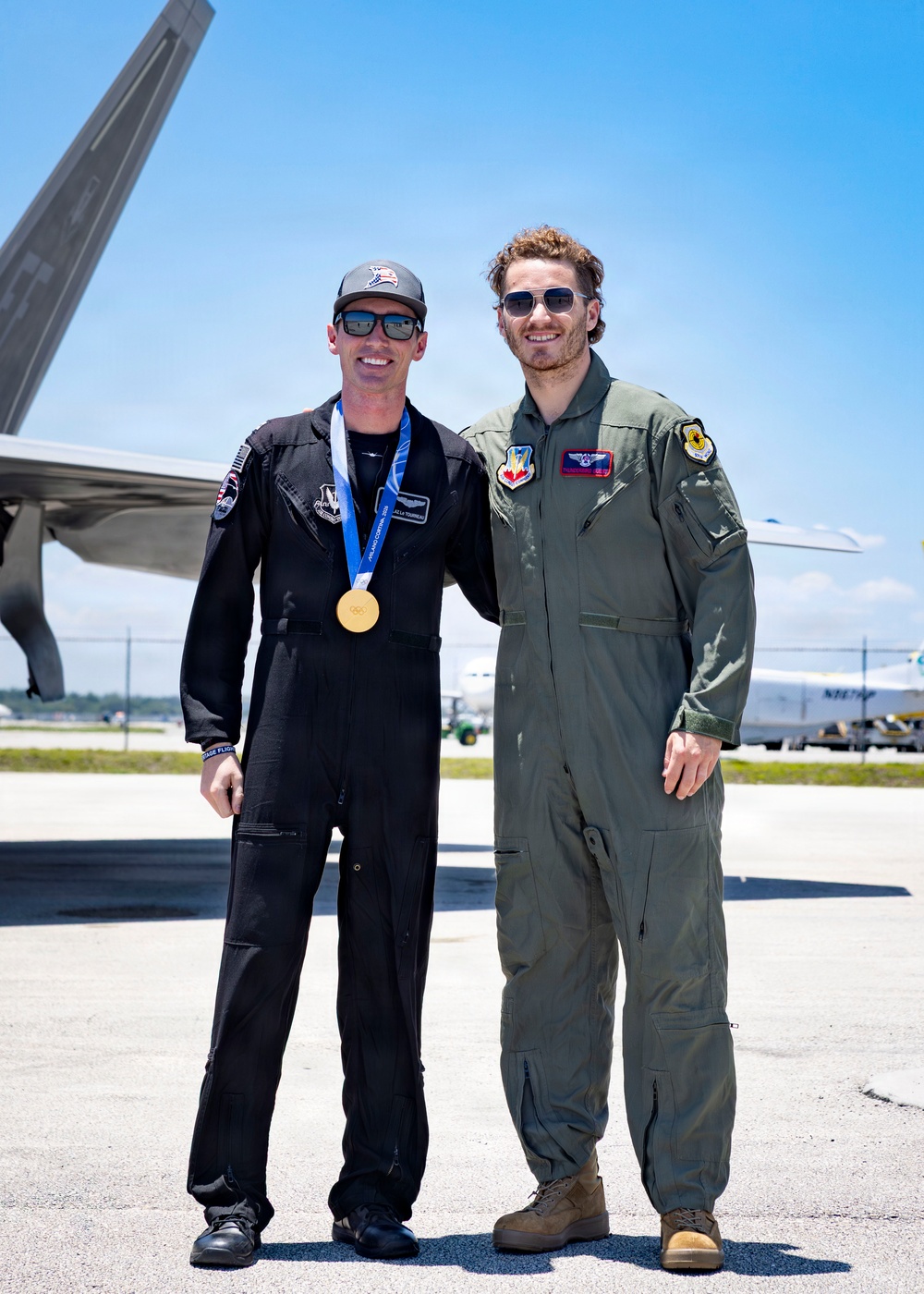 Crossing Arenas: Matthew Tkachuk Visits the F-22 Raptor Demonstration Team