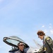 Crossing Arenas: Matthew Tkachuk Visits the F-22 Raptor Demonstration Team