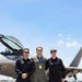 Crossing Arenas: Matthew Tkachuk Visits the F-22 Raptor Demonstration Team