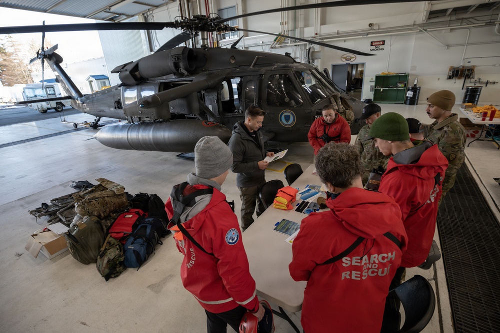 Alaska Air and Army National Guardsmen partner with Coast Guard and civilian rescue personnel during SAREX 2026