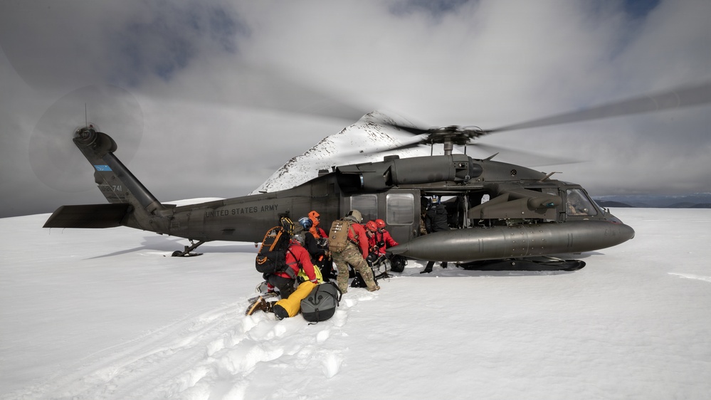 Alaska Air and Army National Guardsmen partner with Coast Guard and civilian rescue personnel during SAREX 2026