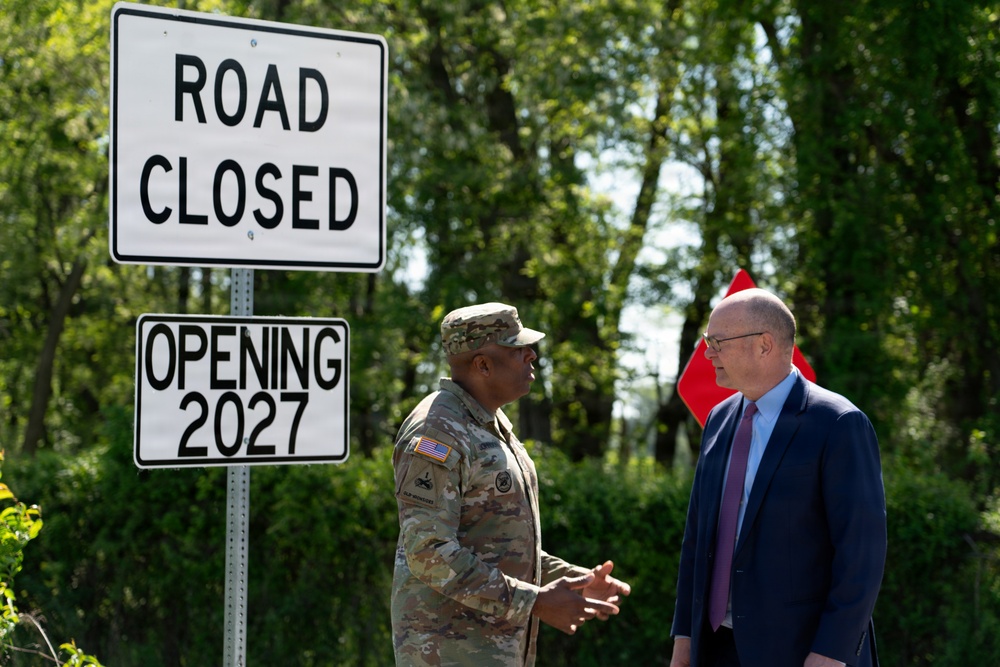 U.S. Army Corps of Engineers attends Woodley Road ceremonial groundbreaking