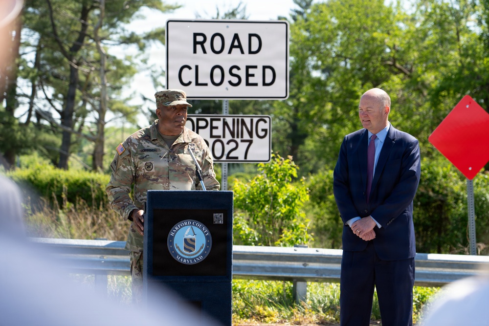 U.S. Army Corps of Engineers attends Woodley Road ceremonial groundbreaking