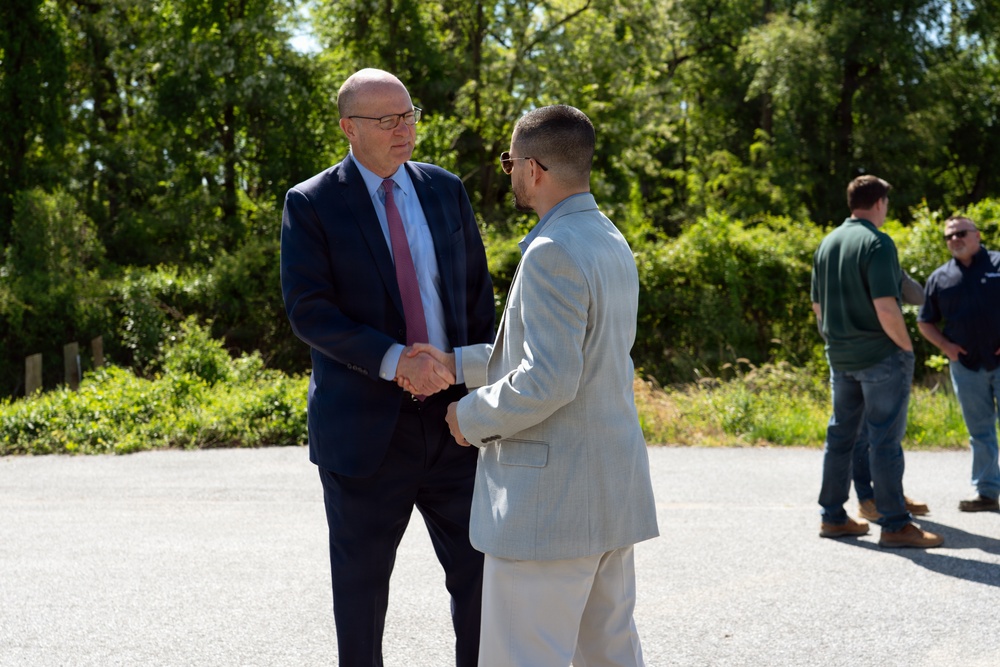 U.S. Army Corps of Engineers attend Woodley Road ceremonial groundbreaking