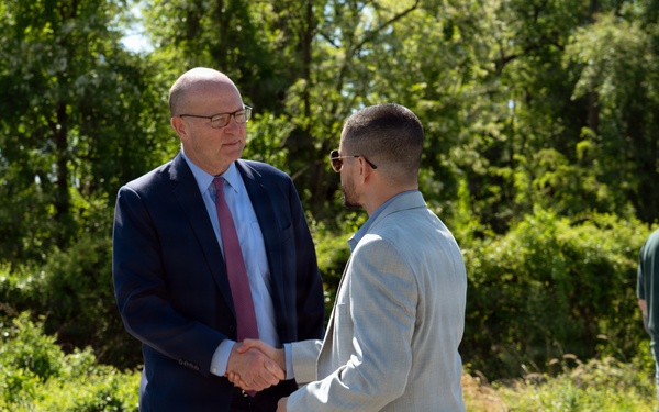 U.S. Army Corps of Engineers attend Woodley Road ceremonial groundbreaking
