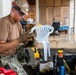 NMCB 1 Sailors conduct roof restoration operations in Saipan following Super Typhoon Sinlaku