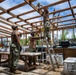 NMCB 1 Sailors conduct roof restoration operations in Saipan following Super Typhoon Sinlaku