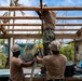 NMCB 1 Sailors conduct roof restoration operations in Saipan following Super Typhoon Sinlaku
