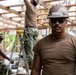 NMCB 1 Sailors conduct roof restoration operations in Saipan following Super Typhoon Sinlaku