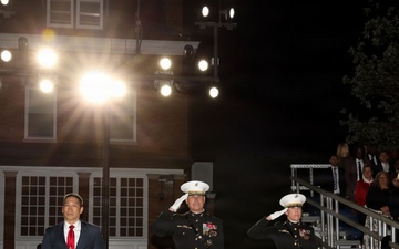 Marine Barracks Washington Hosts Acting Secretary of Navy the Honorable Hung Cao