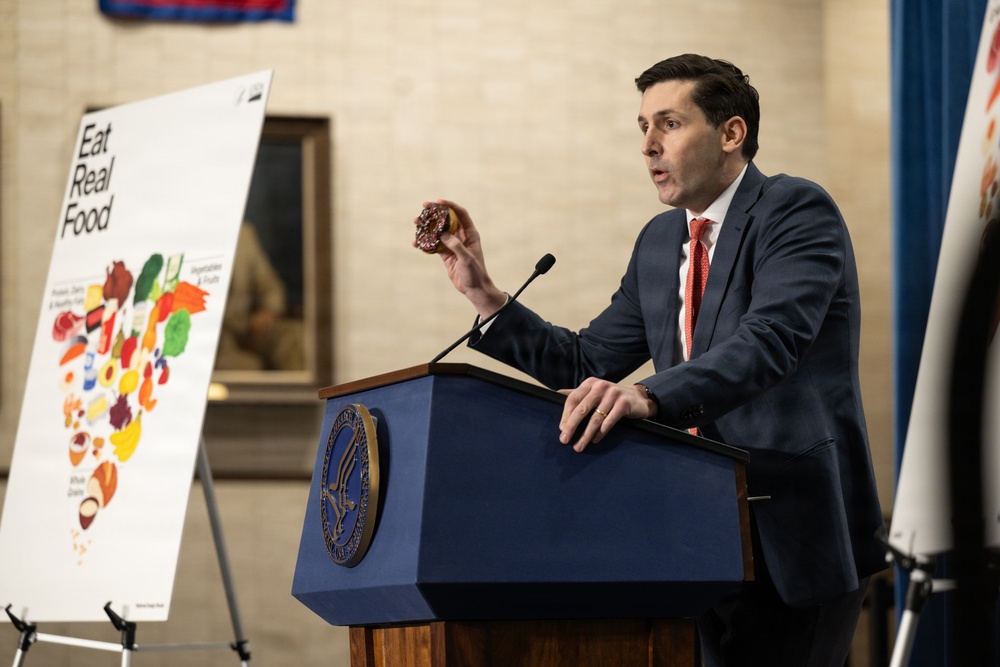 The U.S. Department of Health and Human Services Secretary Robert F. Kennedy, Jr. and U.S. Department of Agriculture Secretary Brooke Rollins shared an update on the implementation of the Dietary Guidelines for Americans