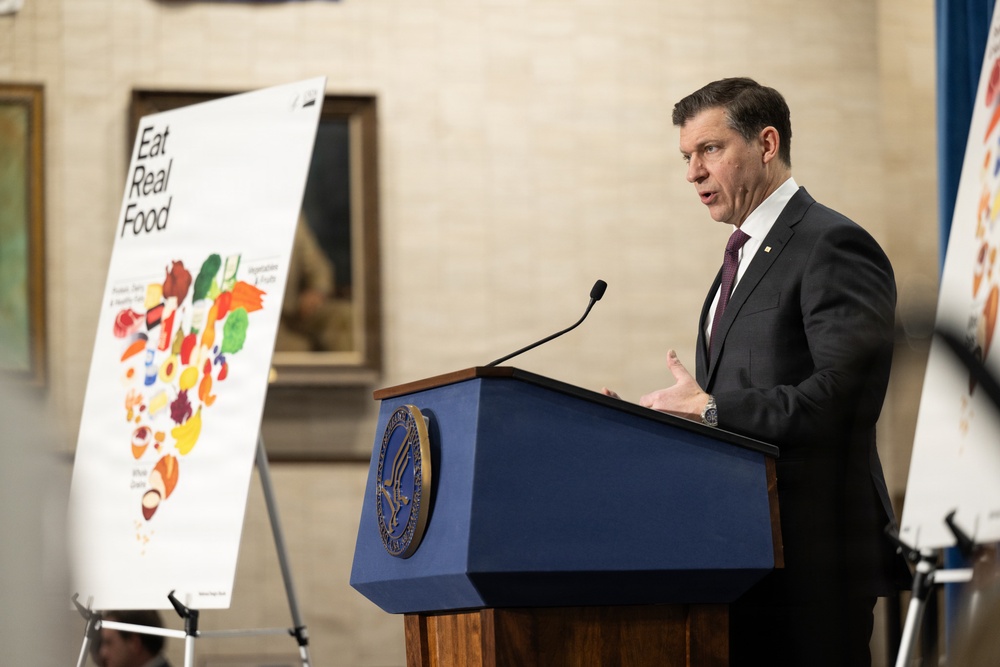 The U.S. Department of Health and Human Services Secretary Robert F. Kennedy, Jr. and U.S. Department of Agriculture Secretary Brooke Rollins shared an update on the implementation of the Dietary Guidelines for Americans