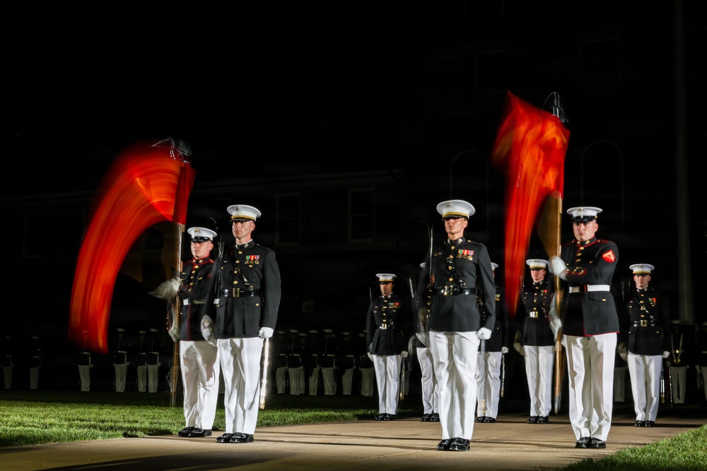 Marine Barracks Washington Hosts Acting Secretary of Navy the Honorable Hung Cao