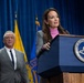 The U.S. Department of Health and Human Services Secretary Robert F. Kennedy, Jr. and U.S. Department of Agriculture Secretary Brooke Rollins announced the new food pyramid