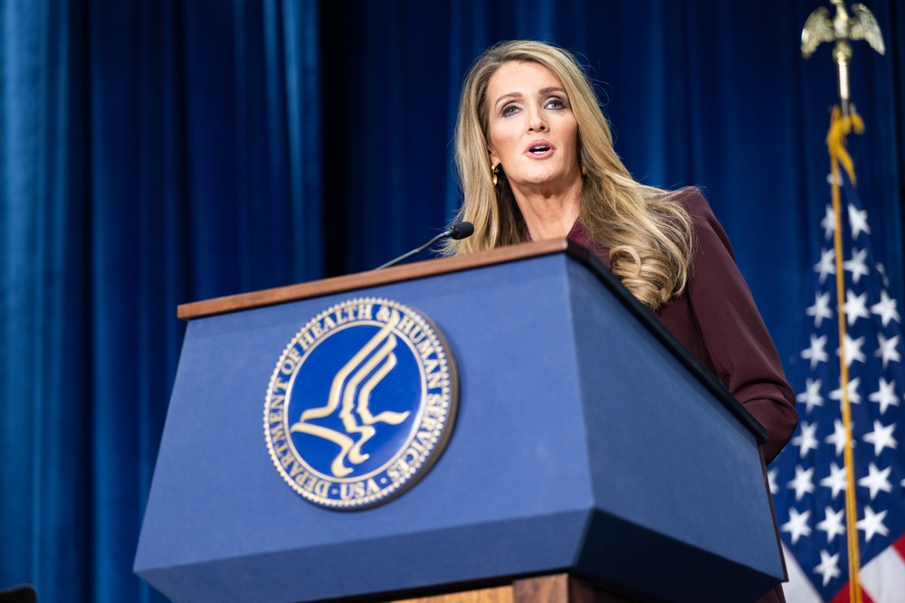 The U.S. Department of Health and Human Services Secretary Robert F. Kennedy, Jr. and U.S. Department of Agriculture Secretary Brooke Rollins announced the new food pyramid