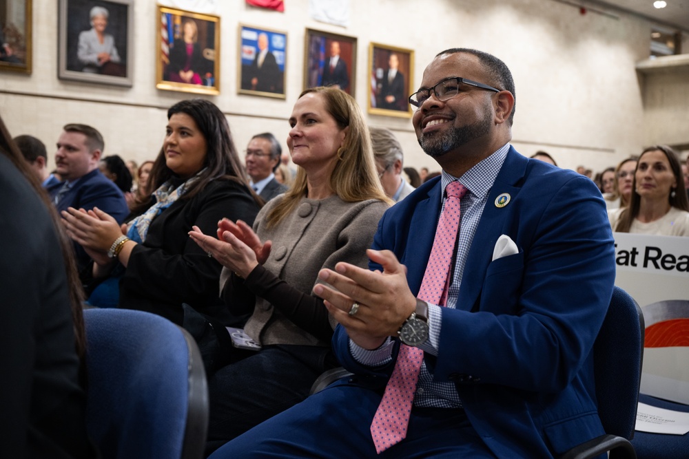 The U.S. Department of Health and Human Services Secretary Robert F. Kennedy, Jr. and U.S. Department of Agriculture Secretary Brooke Rollins announced the new food pyramid