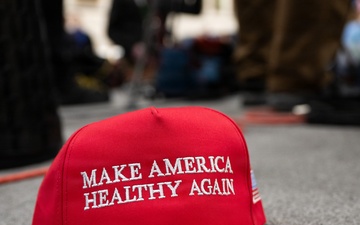 The U.S. Department of Health and Human Services Secretary Robert F. Kennedy, Jr. and U.S. Department of Agriculture Secretary Brooke Rollins announced the new food pyramid