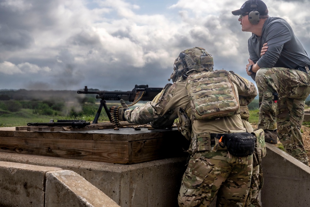 TACP Airmen go through heavy weapons training