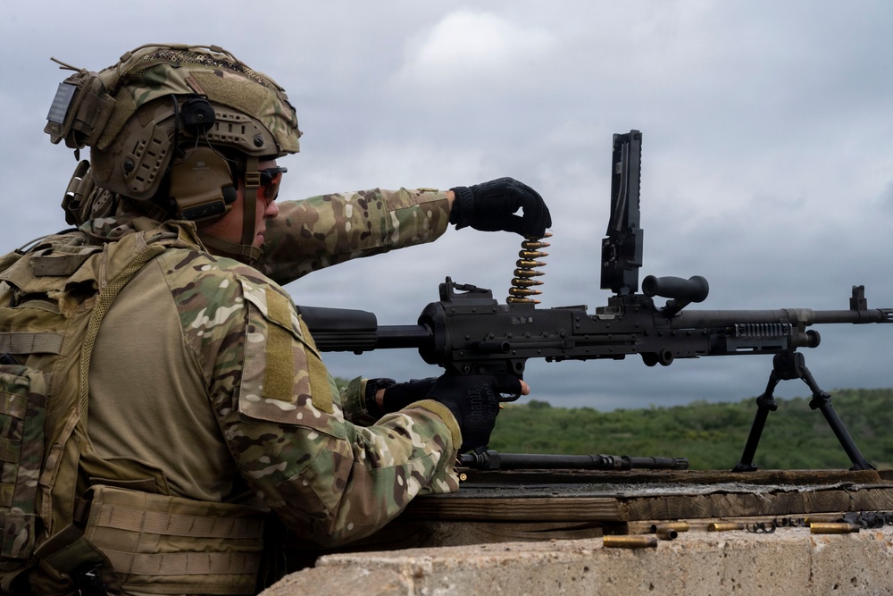 TACP Airmen go through heavy weapons training