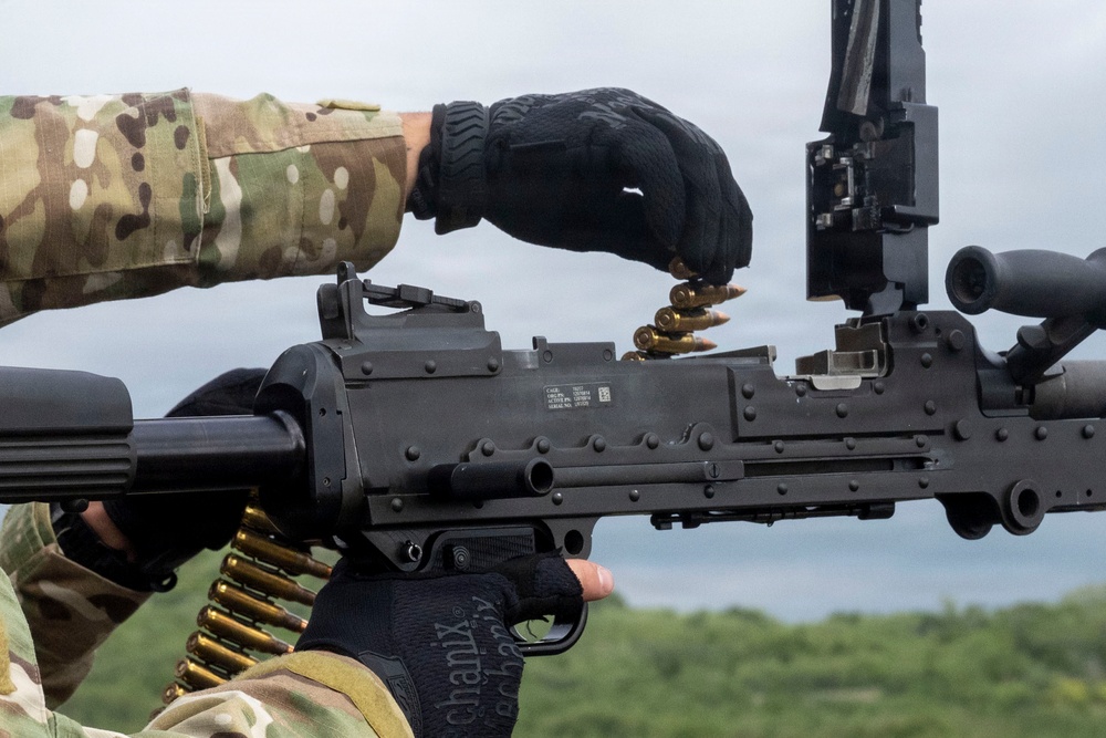 TACP Airmen go through heavy weapons training