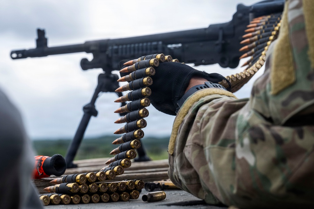 TACP Airmen go through heavy weapons training