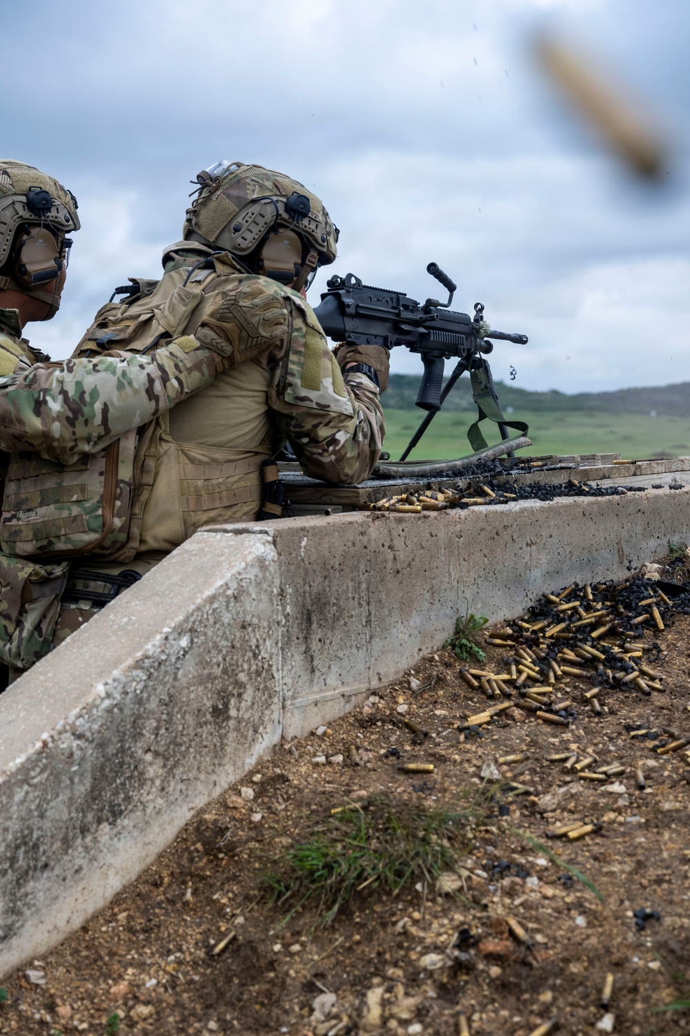 TACP Airmen go through heavy weapons training