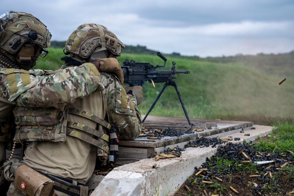 TACP Airmen go through heavy weapons training